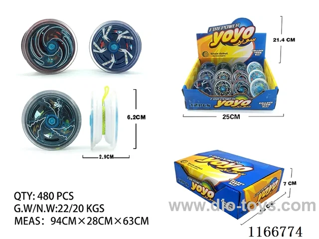 Dual light ball double sided light yo-yo