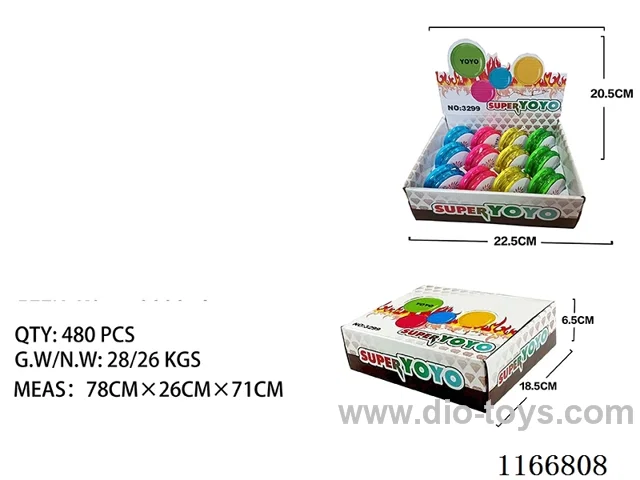 Old Extreme 4 Colour Clear Cover PS Yoyo