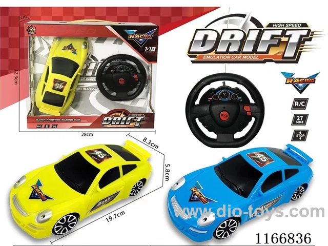 1:18 2ch rc car with light