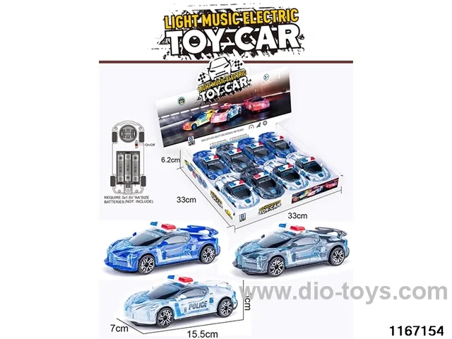 Universal lighted police car