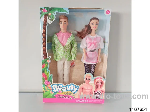 11 inch 3 jointed + 11 inch 5 jointeddoll doll set