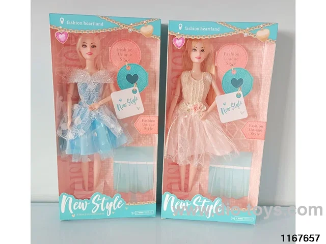 11 inch 9 jointed doll set