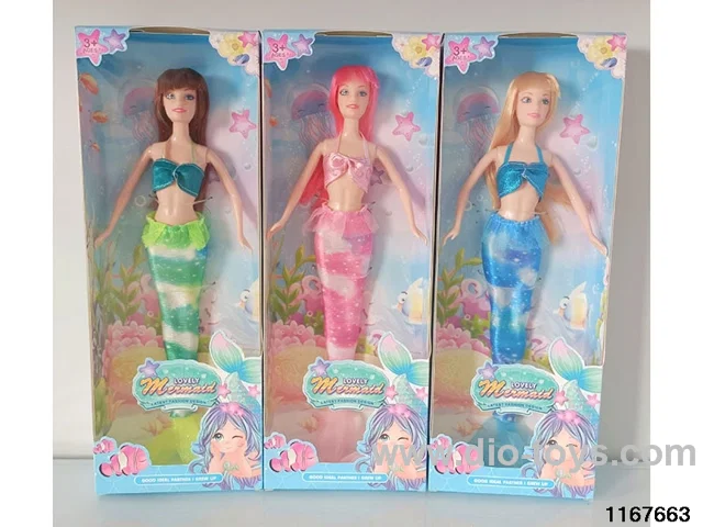 11 inch 9 jointed doll set