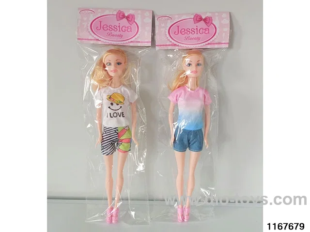 11 inch 5 jointed doll set