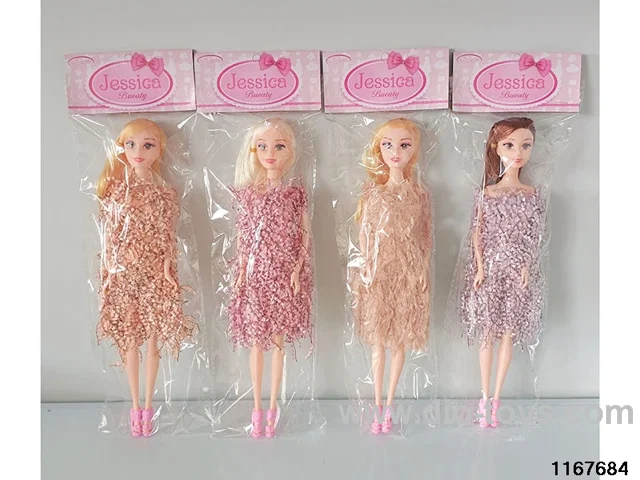 11 inch 5 jointed doll set