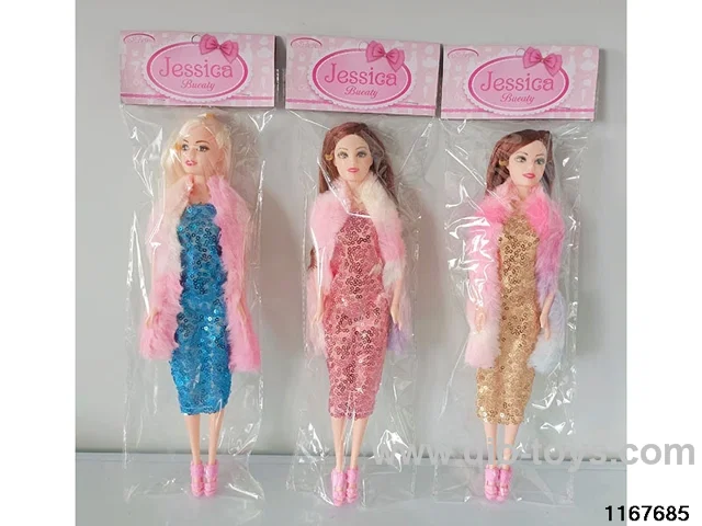 11 inch 5 jointed doll set