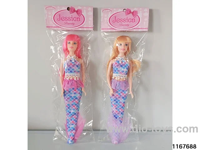 11 inch 5 jointed doll set