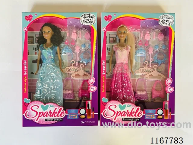 11 "full-body doll /2 models mixed