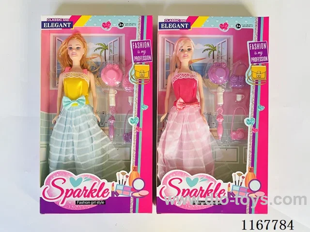 11 "full-body doll /2 models mixed