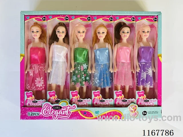 11 "empty doll /6 models mixed 12PCS
