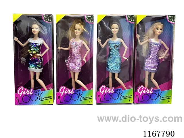 11 "solid body joint doll /4 models mixed