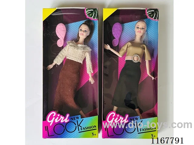 11 "solid body joint doll /2 models mixed