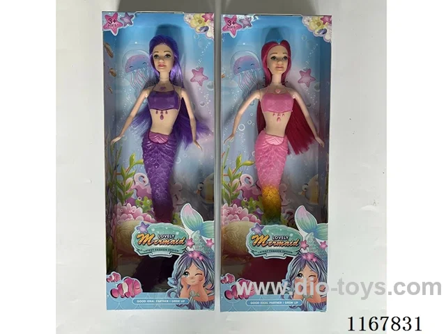 11-inch full-body mermaid doll