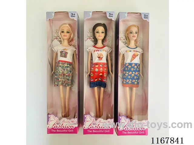 11 "full-body doll /3 models mixed