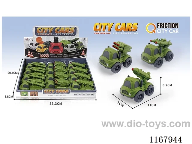 12PCS Inertia Military Vehicle
