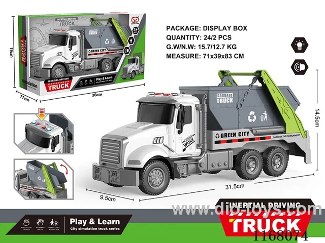 Inertia Acoustic Dump Truck (Pearl White)