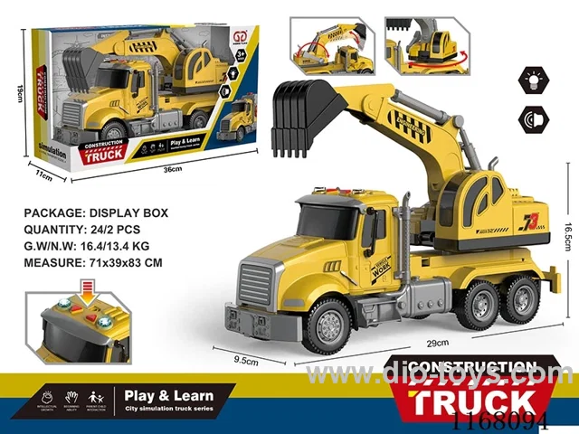 Inertial sound light loaded digger (earthy yellow)