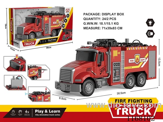 Inertial Acoustic Remote Sprinkler Fire Truck