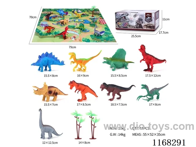 Hollow Colourful 9pcs + 2 Coconut Tree 1 Map