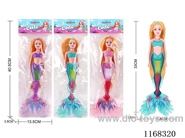 33.5CM Lighted Mermaid (3 Colours Mixed) 2*AG13 included