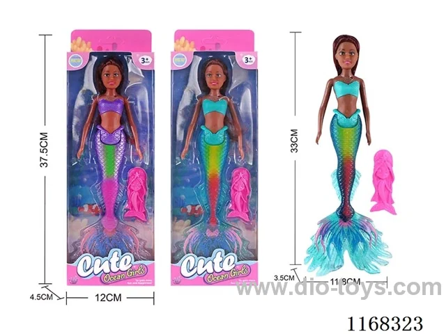33.5CM Lighted Mermaid (2 colours mixed) 2*AG13 included