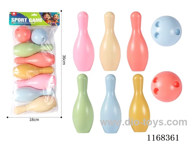 20CM Large Bowling Balls 6pcs+2balls