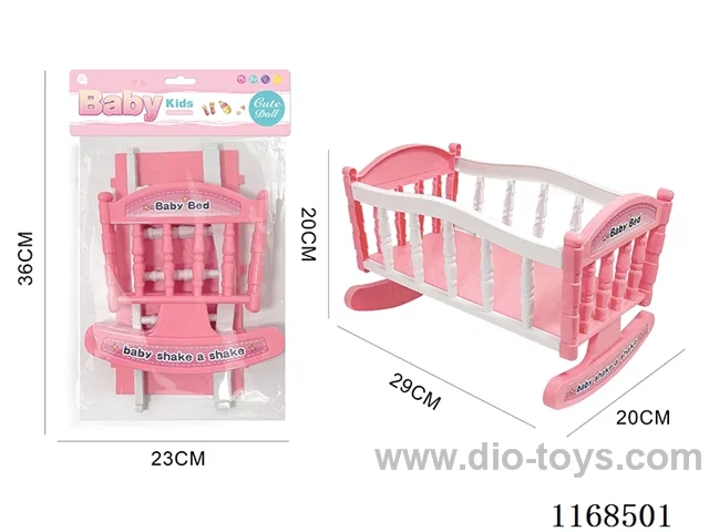 Upgraded bedplate doll bed self-installed