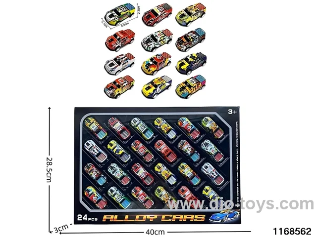 Alloy Pull back Car(6PCS)