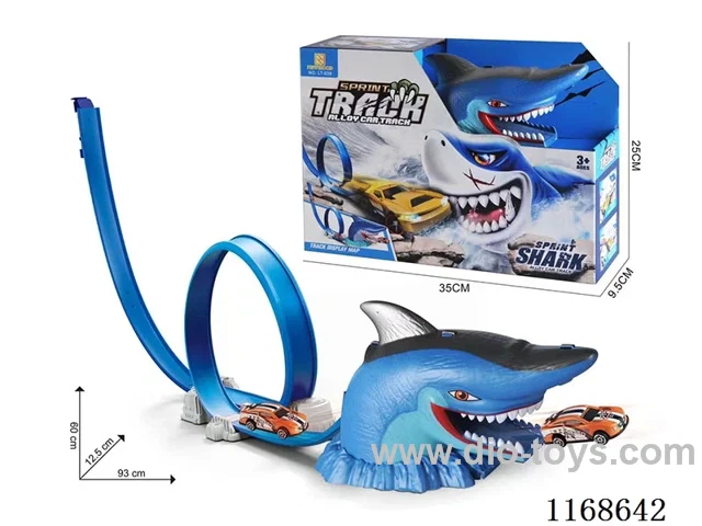 Shark Scene Spinning Track Car