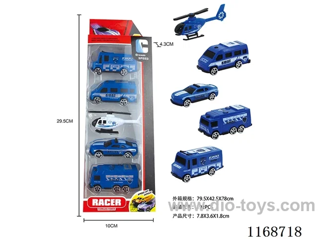 5 types of free wheel car 5PCS