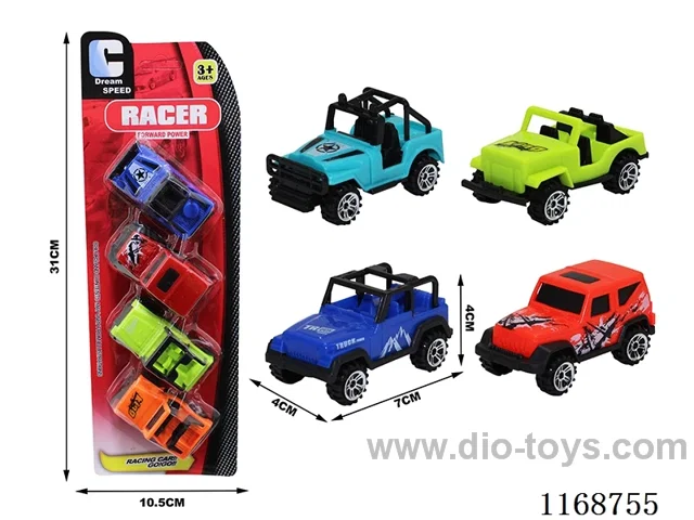 free wheel cars 4PCS