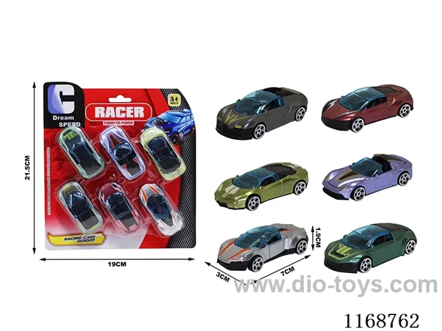 free wheel cars 6PCS
