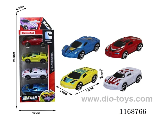 free wheel cars 4PCS