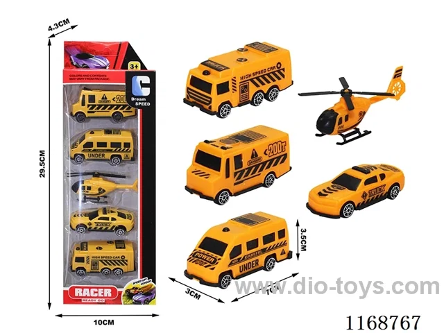 free wheel cars 5PCS