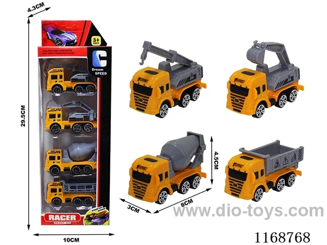 free wheel cars 4PCS