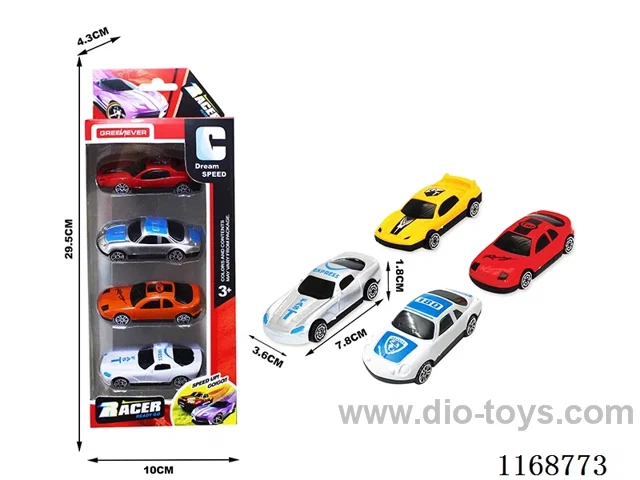 free wheel cars 4PCS