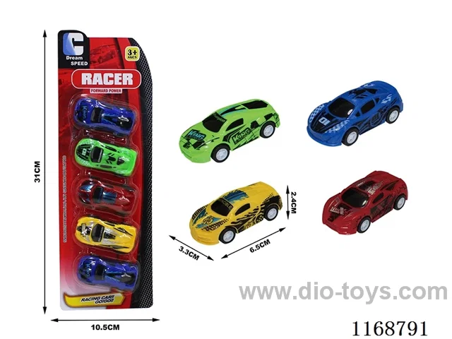 6 types of free wheel cars 5PCS