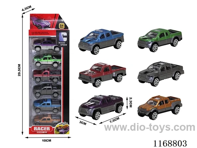 free wheel cars 6PCS