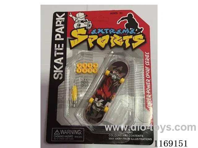 Finger skateboard - Alloy base (base graffiti pattern randomly mixed)
