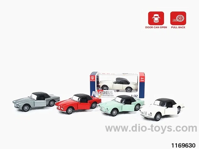1:32 alloy pull back car