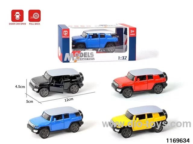 1:32 alloy pull back car