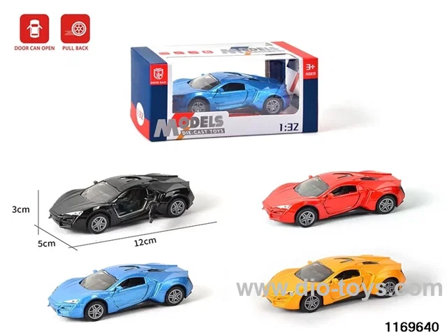 1:32 alloy pull back car