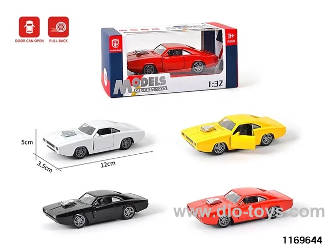 1:32 alloy pull back car