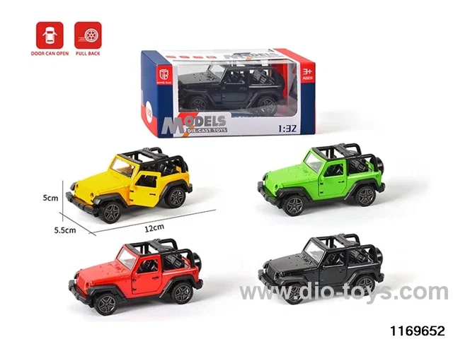 1:32 alloy pull back car