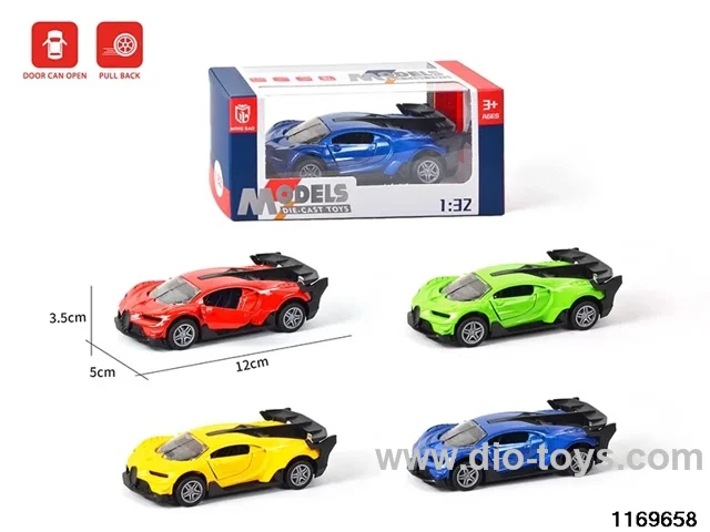 1:32 alloy pull back car