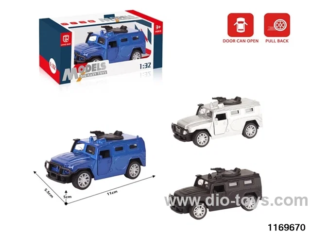 1:32 alloy pull back car