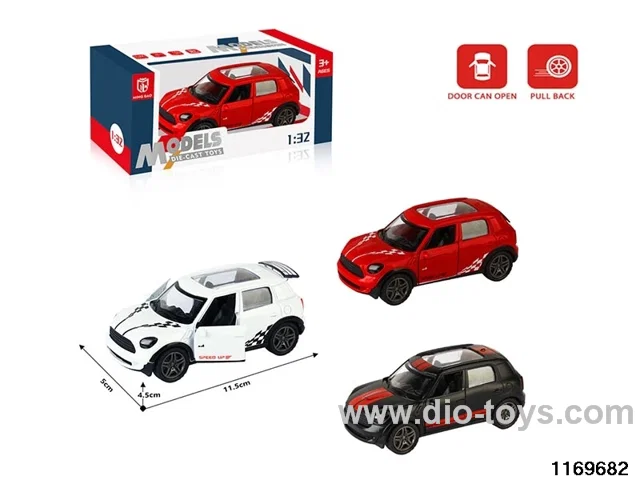 1:32 alloy pull back car