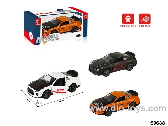 1:32 alloy pull back car