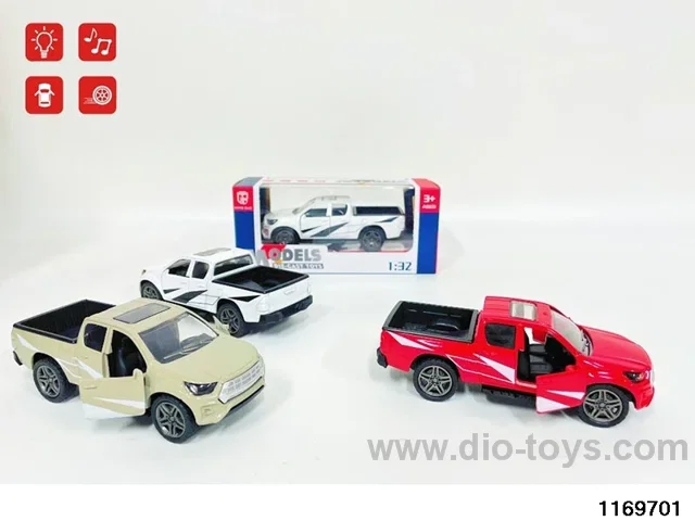 1:32 alloy pull back car W L/M