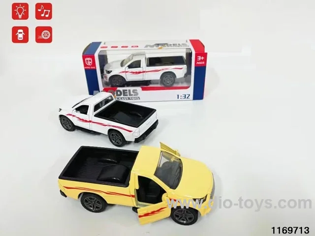 1:32 alloy pull back car W L/M